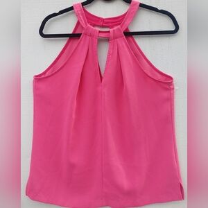 Trina Turk Elegant Pink Halter Top Medium
